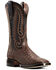 Image #1 - Ariat Men's Chocolate Caiman Belly Western Boots - Wide Square Toe, , hi-res