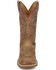 Image #4 - Justin Women's Little Sugar Performance Western Boots - Broad Square Toe, Brown, hi-res