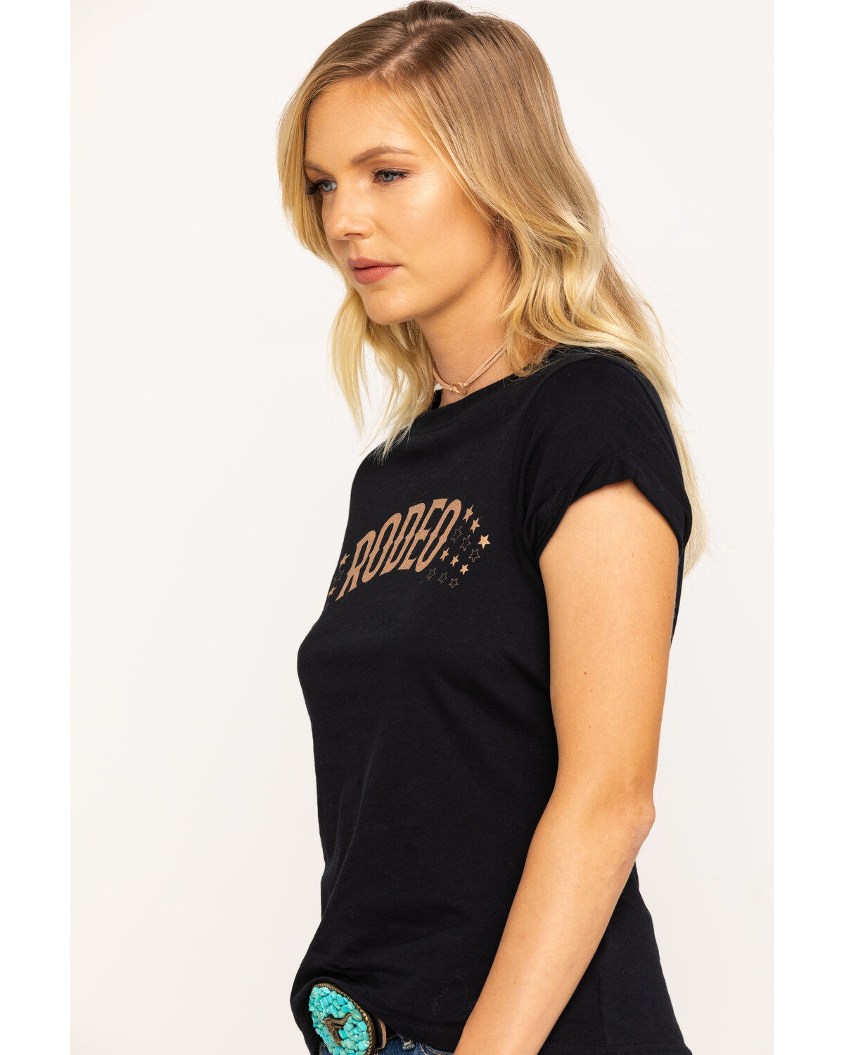 Image #3 - Shyanne Women's Black Rodeo Star Graphic Tee, , hi-res