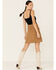 Maggie Sweet Women's Danna Corduroy Button Down Skirt, Tan, hi-res