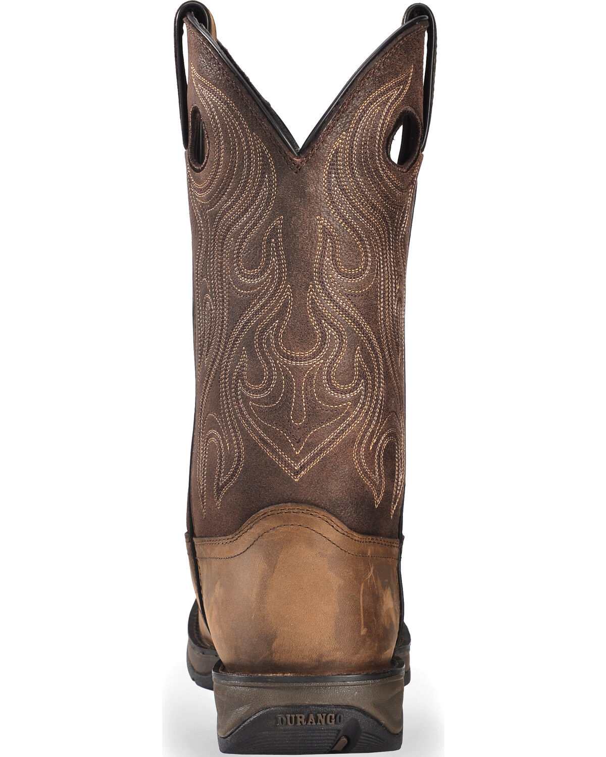 Image #13 - Durango Men's Rebel Saddle Western Boots, Bark, hi-res