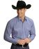 Ely Walker Men's Assorted Long Sleeve Western Shirt - Big & Tall, Stripe, hi-res