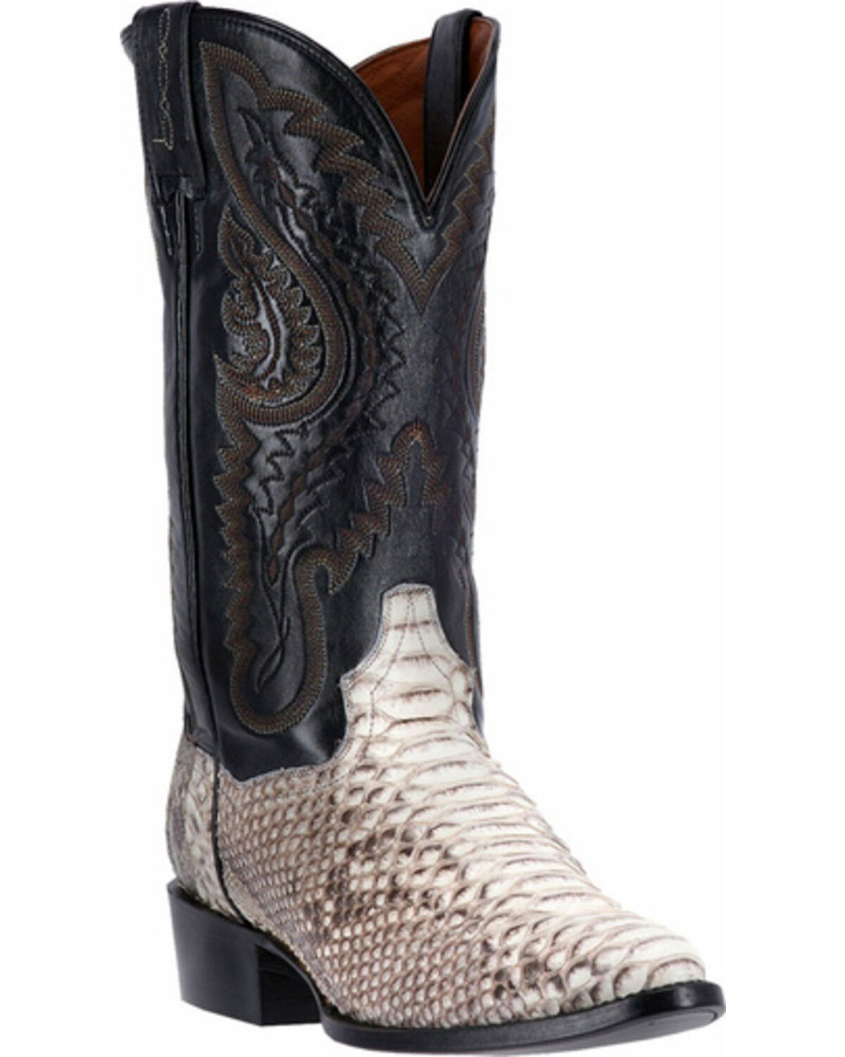 grey snakeskin cowboy boots