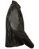 Image #3 - Milwaukee Leather Men's Classic Scooter Jacket, Black, hi-res