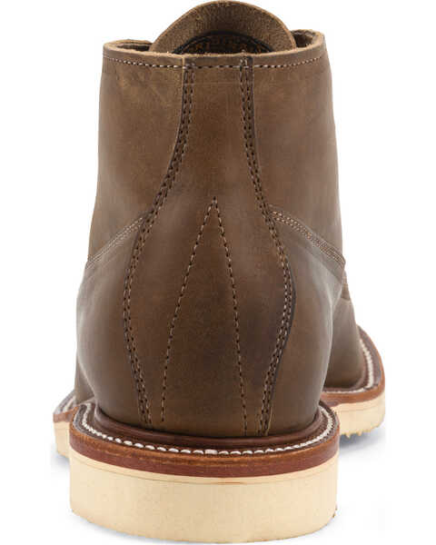 Image #3 - Justin Men's Smooth Quill Ostrich Blue Top Cowboy Boots - Square Toe, , hi-res