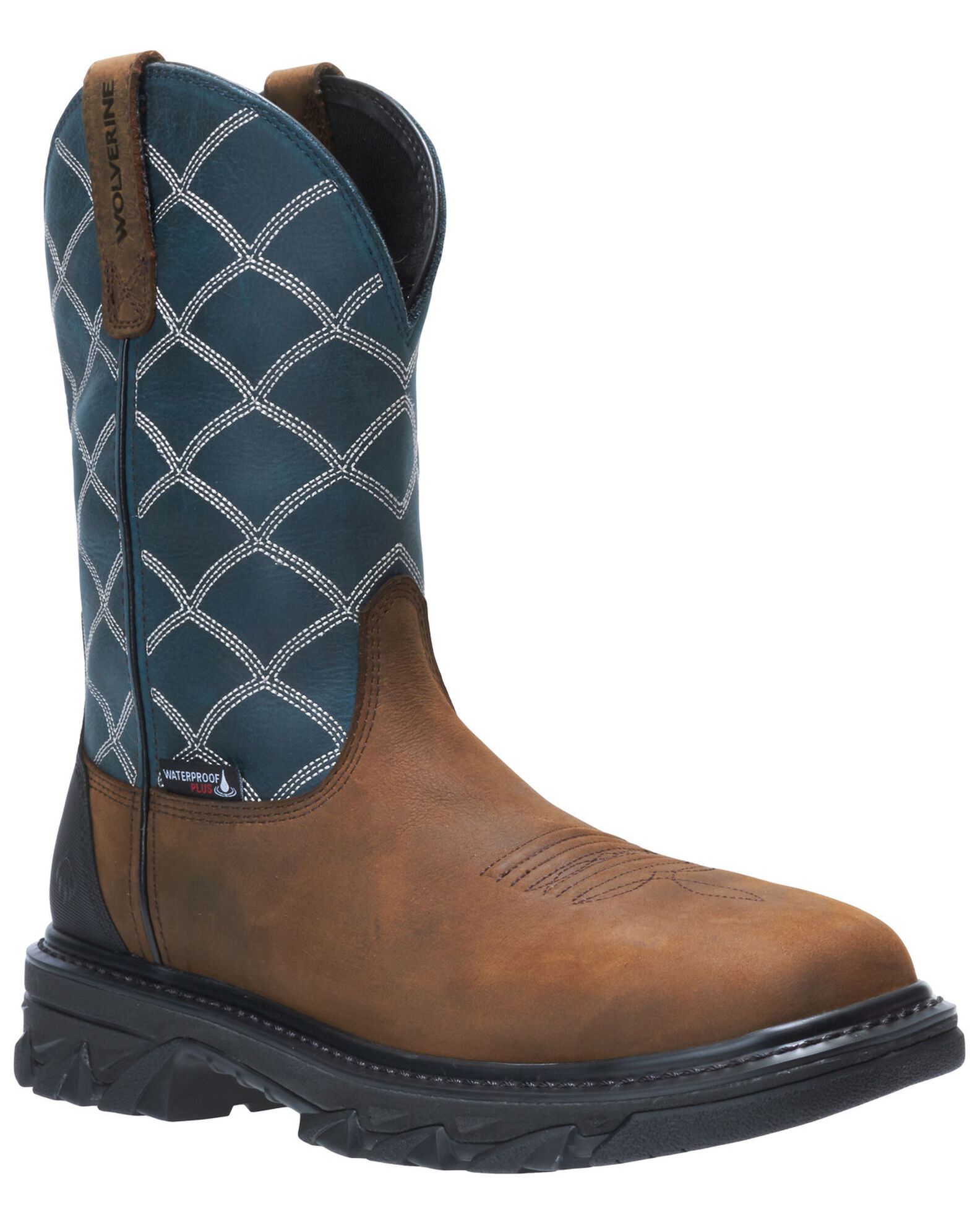 Wolverine Men s Ranch King Western Work Boots Composite Toe
