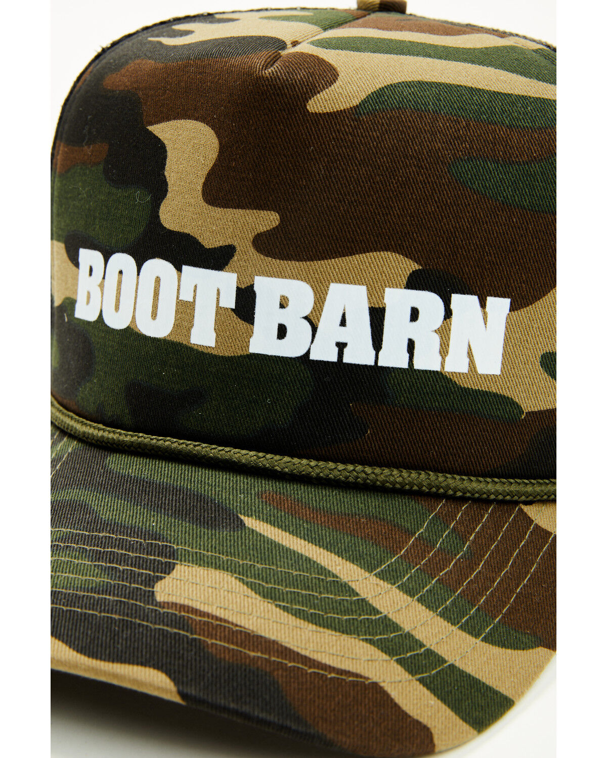 Image #2 - Boot Barn Camo Print Logo Ball Cap, Camouflage, hi-res