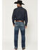 Image #3 - Ariat Men's M7 Rocker Summit Dark Wash Stackable Slim Straight Stretch Denim Jeans, Indigo, hi-res