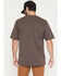 Image #4 - Carhartt Men's Solid Loose Fit Heavyweight Short Sleeve Pocket Work T-Shirt, Dark Grey, hi-res