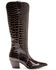 Matisse Women's Stella Patent Leather Western Boots - Pointed Toe, Chocolate, hi-res