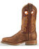 Image #3 - Double H Men's Domestic I.C.E. Roper Boots - Steel Toe, Brown, hi-res