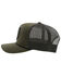 Image #4 - Hooey Men's Tibbs Roughy Patch Trucker Cap, Olive, hi-res