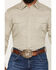 Image #3 - Gibson Trading Co Men's Mister Furley Geo Print Long Sleeve Snap Western Shirt - Tall, Cream, hi-res