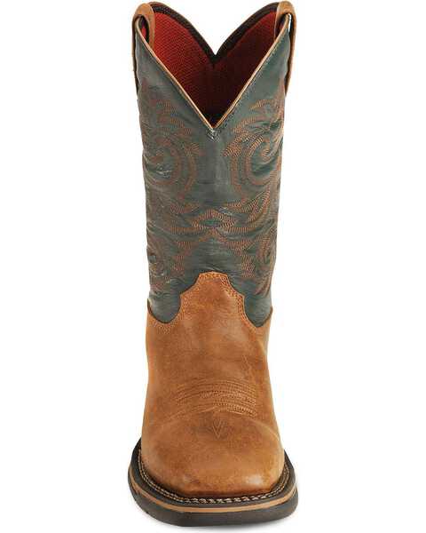 Image #4 - Rocky Men's Waterproof Long Range Western Boots, Brown, hi-res