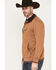 Kimes Ranch Men's Filmore 1/4 Zip Logo Pullover Sweatshirt, Rust Copper, hi-res