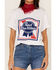 Image #3 - Hooey Women's Boot Barn Exclusive Pabst Logo Short Sleeve Graphic Tee, White, hi-res