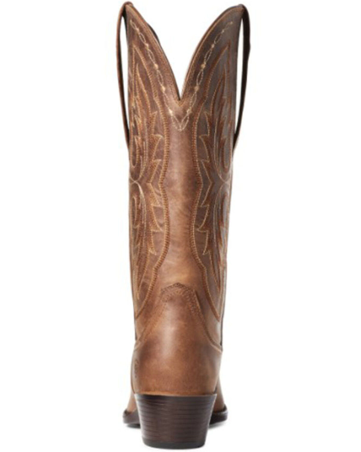 Image #4 - Ariat Women's Heritage Bantamweight Elastic Calf Western Boots - Snip Toe, Brown, hi-res