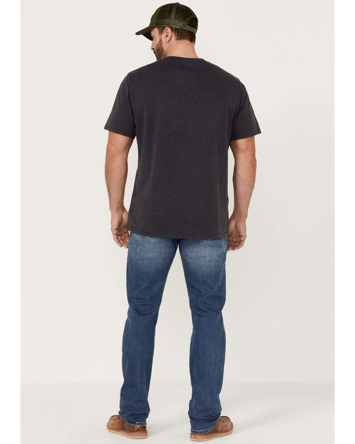 Image #3 - Brothers and Sons Men's Back Country Light Medium Wash Stretch Slim Straight Jeans, Light Medium Wash, hi-res