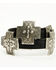 Image #2 - Shyanne Women's Esme Cross Concho Belt, Black, hi-res