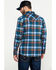 Cody James Men's FR Geo Print Long Sleeve Work Shirt - Tall, Light Blue, hi-res