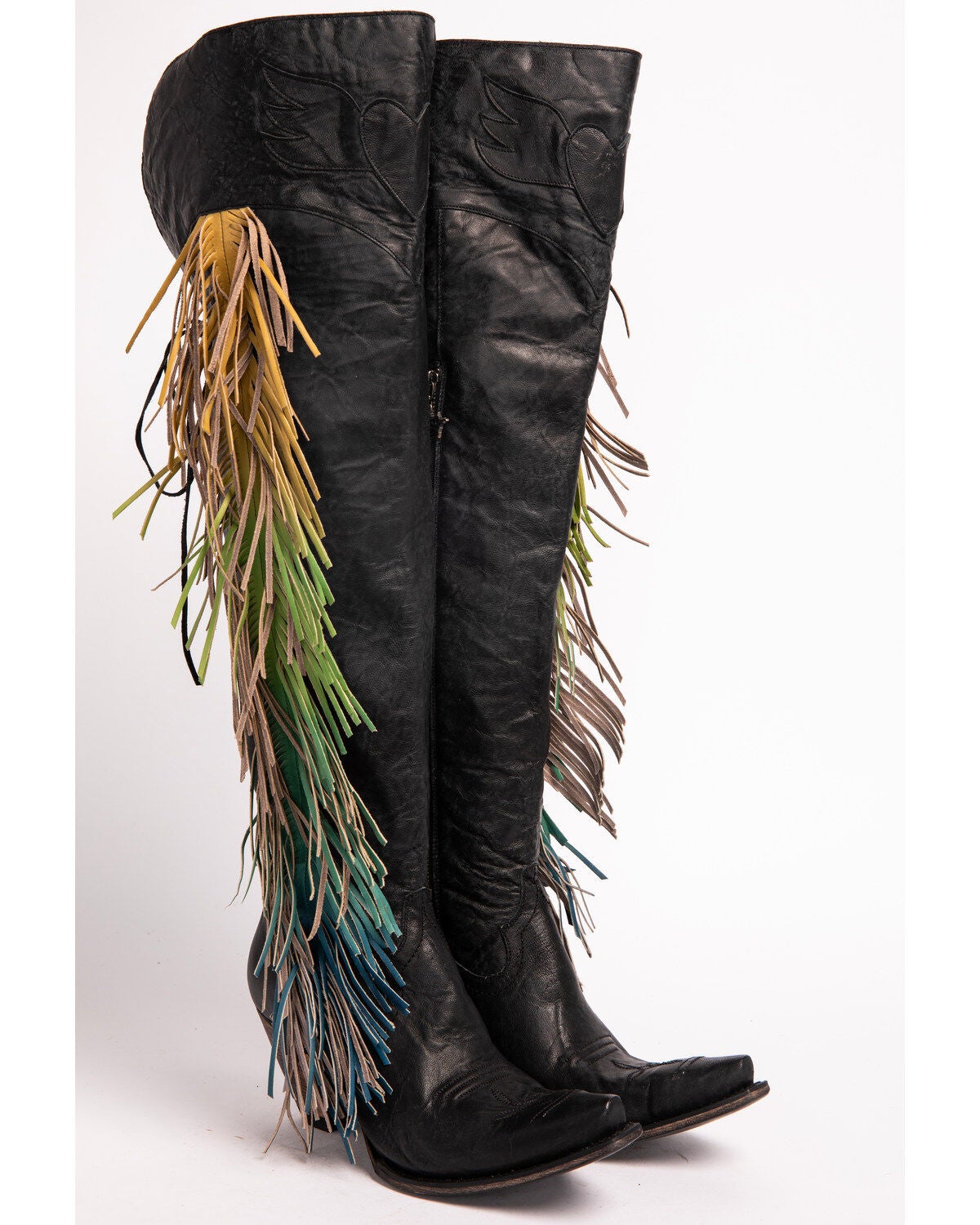 junk gypsy fringe boots