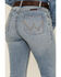 Image #4 - Wrangler Women's Light Wash Mid Willow Ultimate Riding Bootcut Jeans, Blue, hi-res