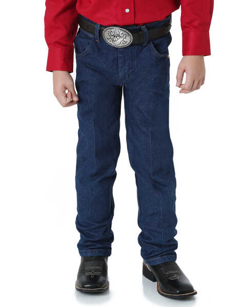 Wrangler Boys' ProRodeo Jeans Size 8-16, Indigo, hi-res