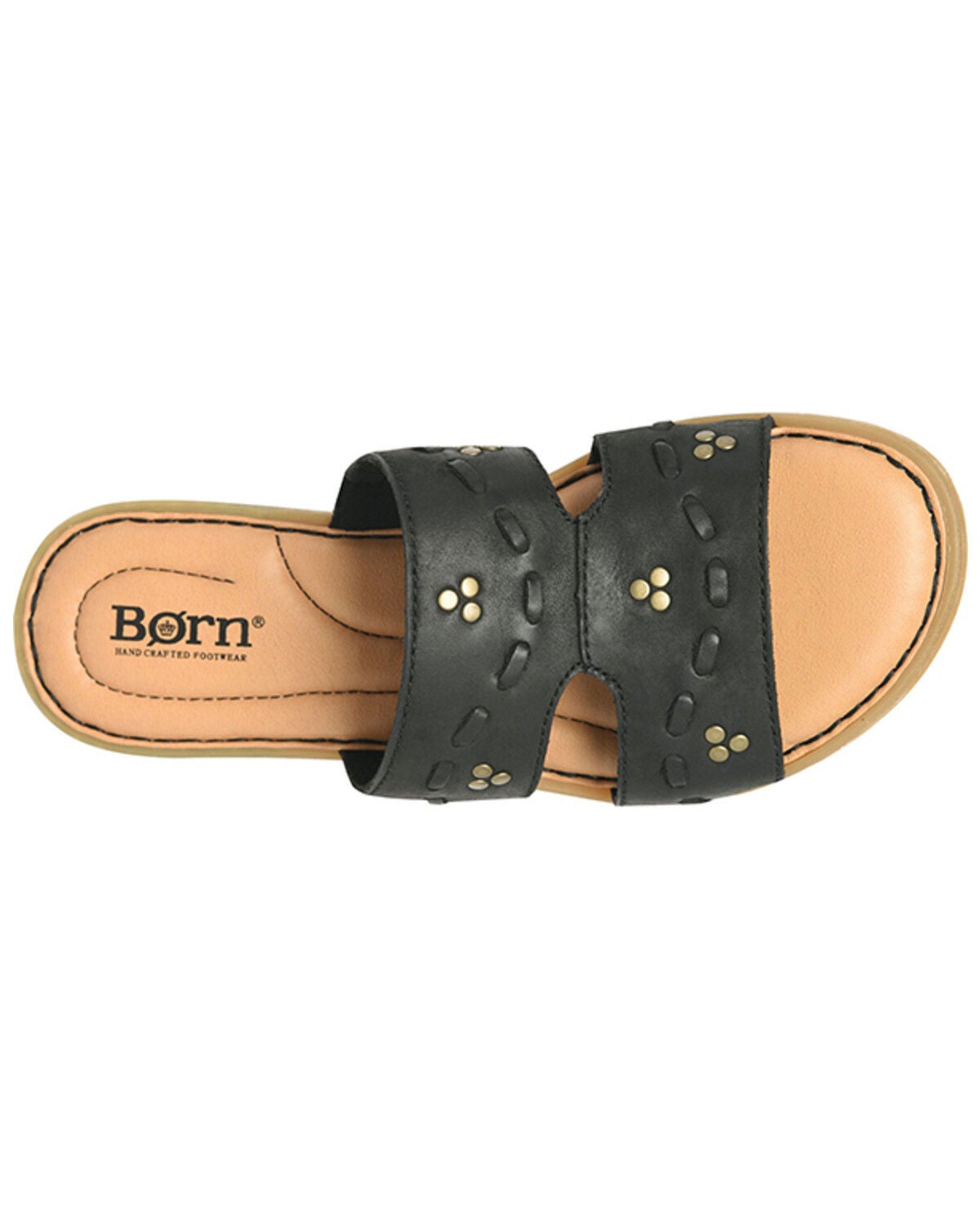 Image #4 - Born Women's Benita Studded Sandals, Black, hi-res