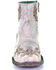 Corral Women's Lazer Ankle Fashion Booties - Snip Toe, White, hi-res