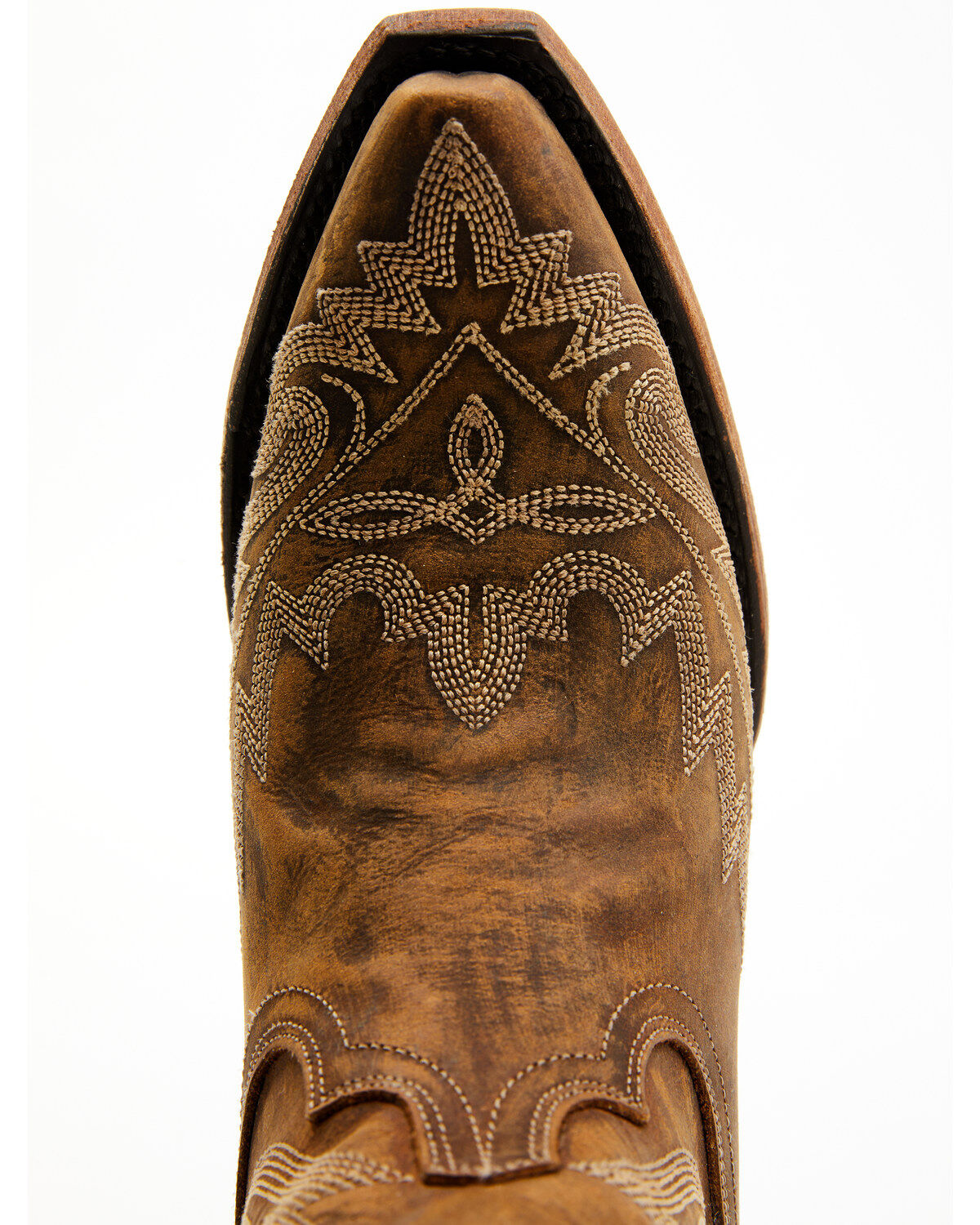 Image #6 - Lane Women's Lexington Western Booties - Snip Toe, Caramel, hi-res