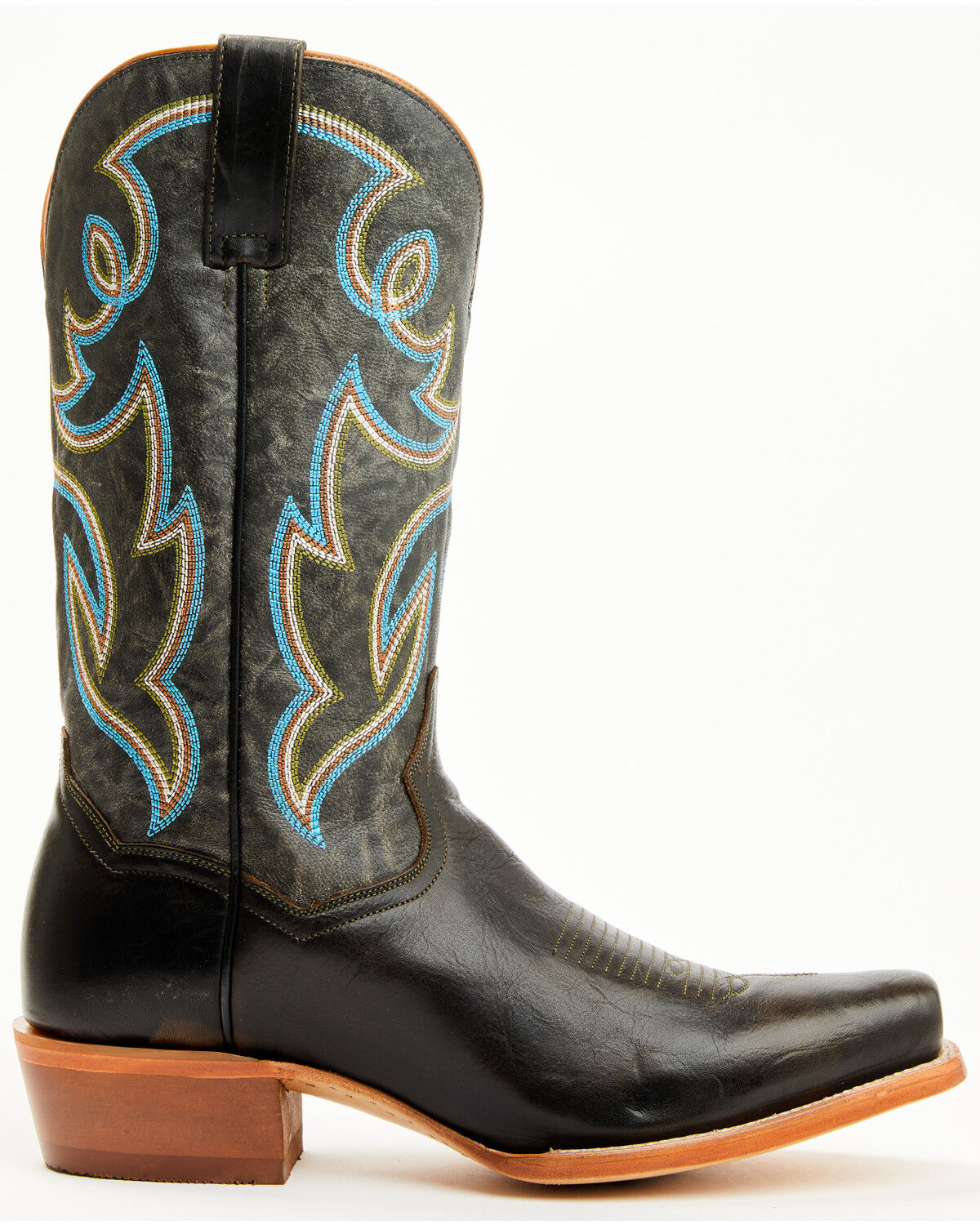 Image #5 - Dan Post Men's Freeman Western Boots - Square Toe, Brown, hi-res