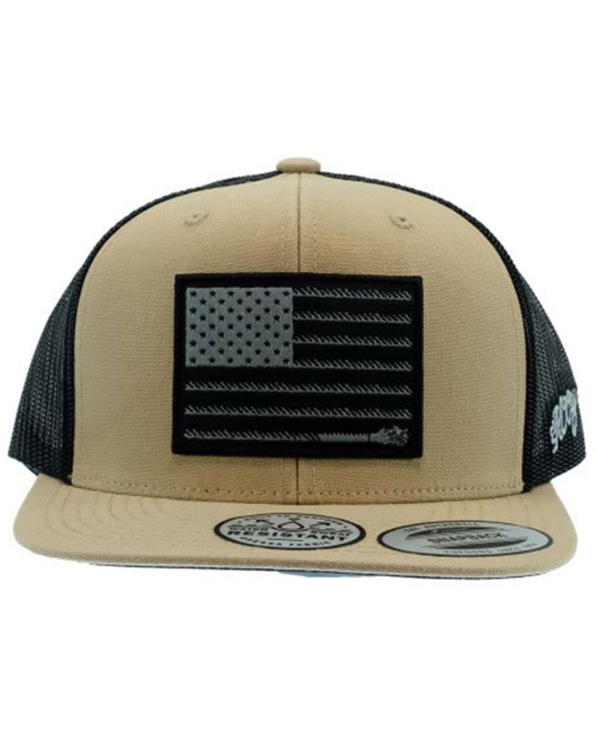Image #2 - Hooey Men's Liberty Roper Trucker Cap, Tan, hi-res