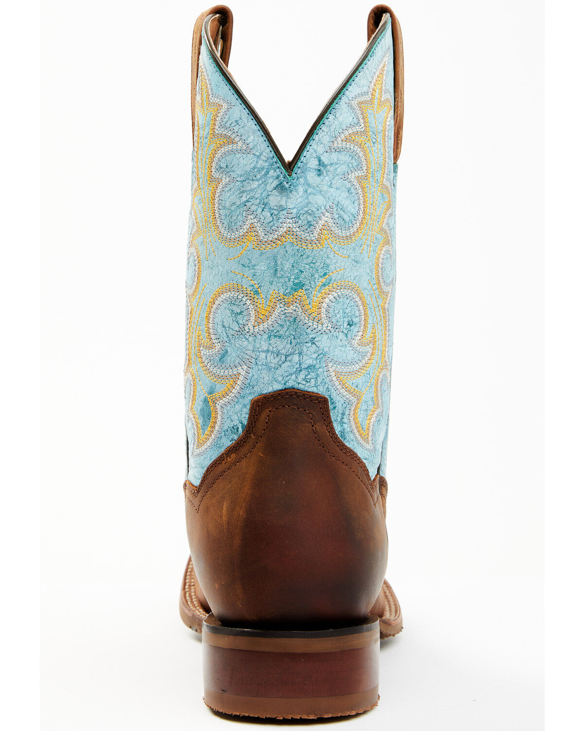 Image #5 - Dan Post Men's Performance Western Boots - Broad Square Toe, Blue, hi-res
