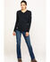 Ariat Women's FR AC Long Sleeve Work Top, Black, hi-res