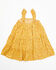Image #3 - Yura Toddler Girls' Floral Print Sleeveless Dress, Mustard, hi-res