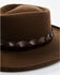 Image #2 - Shyanne Women's Felt Western Fashion Hat, Brown, hi-res