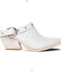 Image #2 - Golo Women's Woody Slip-On Booties - Pointed Toe , White, hi-res