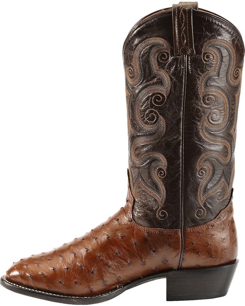 Tony Lama Men's Full Quill Ostrich Exotic Western Boots | Boot Barn