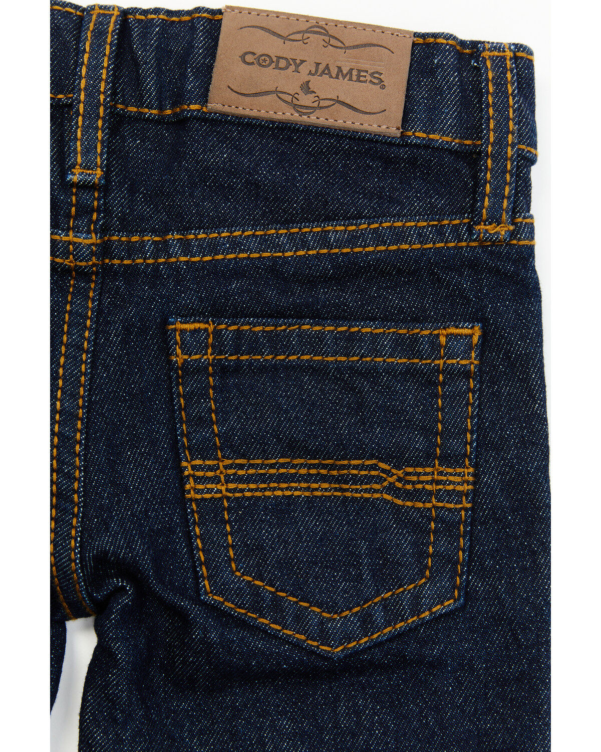 Image #4 - Cody James Toddler Boys' Annex Stretch Slim Straight Jeans, Dark Wash, hi-res