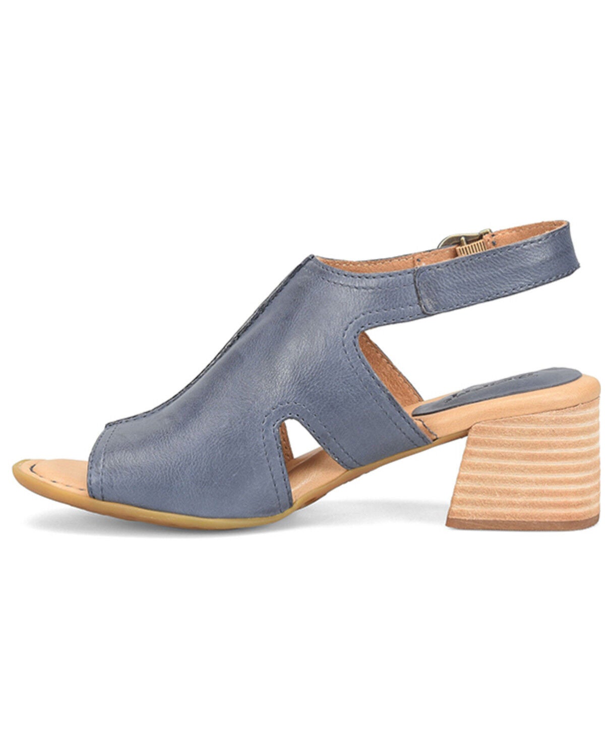 Image #3 - Born Women's Swinton Sandals, Navy, hi-res