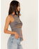 Image #2 - Cleo + Wolf Women's Mixed Drinks Graphic Tank, Steel, hi-res