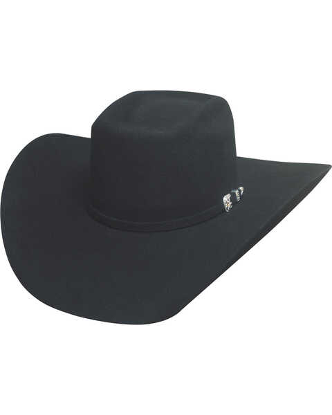 Bullhide Double Kicker 8X Hat, Black, hi-res