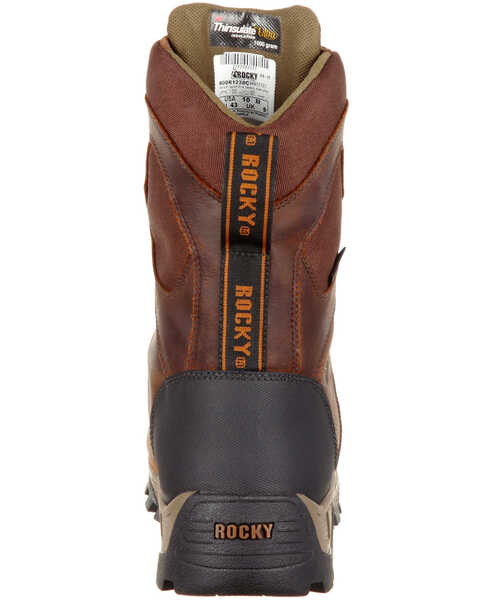 Image #4 - Rocky Men's Sport Pro Waterproof Outdoor Boots - Round Toe, Dark Brown, hi-res