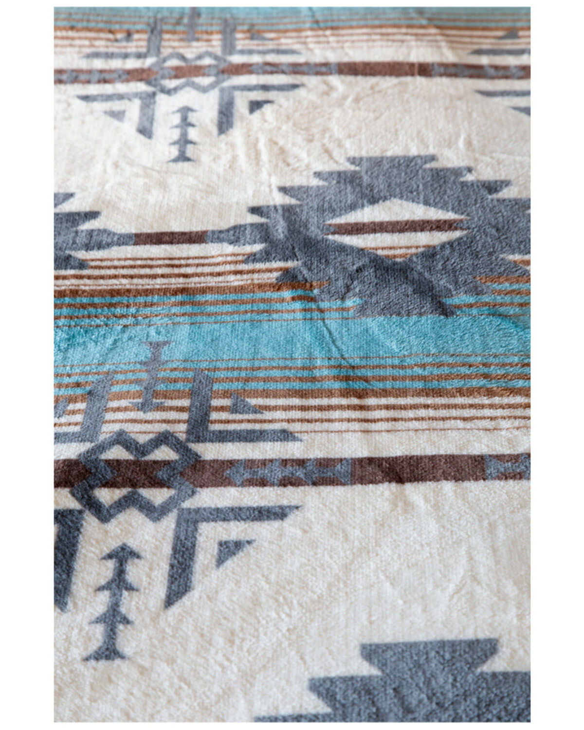 Image #4 - Wrangler Lone Mountain Plush Sherpa Bedspread Set - Queen, Blue, hi-res