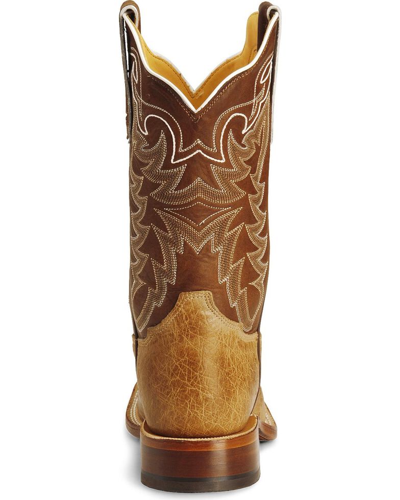 Tony Lama Smooth Ostrich Cowboy Boots Square Toe Boot Barn