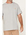 Image #3 - Carhartt Men's Force® Relaxed Fit Short Sleeve Pocket T-Shirt, Silver, hi-res