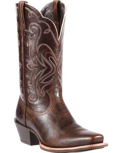 Image #1 - Ariat Women's Legend Chocolate Chip Western Boots - Snip Toe, , hi-res