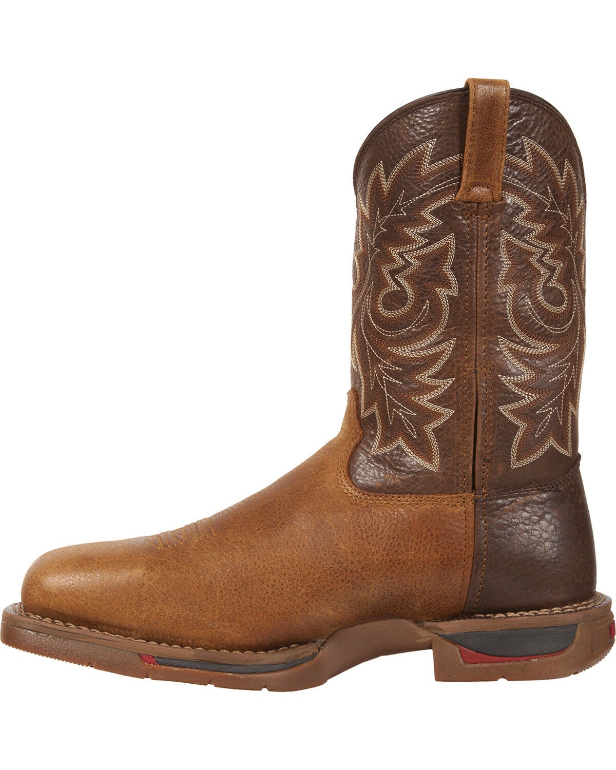 western tan boots