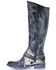 Corral Women's Black Harness Western Boots - Round Toe, Black, hi-res