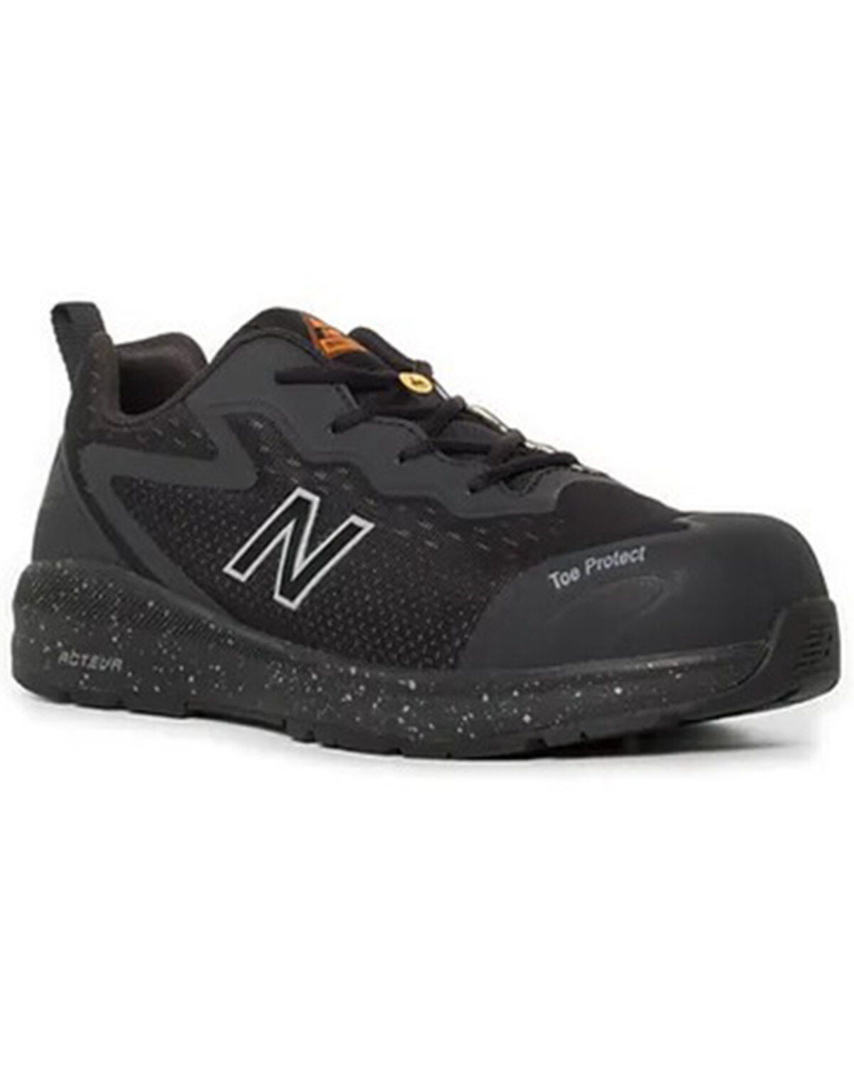 New Balance Men's Logic Lace-Up Work Shoes - Composite Toe, Black, hi-res